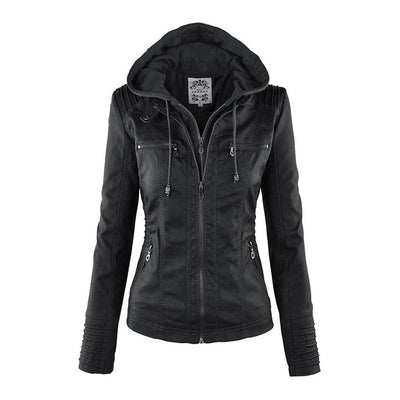Amélie | Elegant Leather Summer Jacket