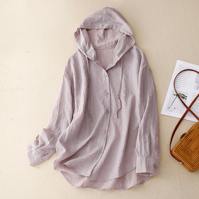 Sienna | Lightweight Linen Hoodie