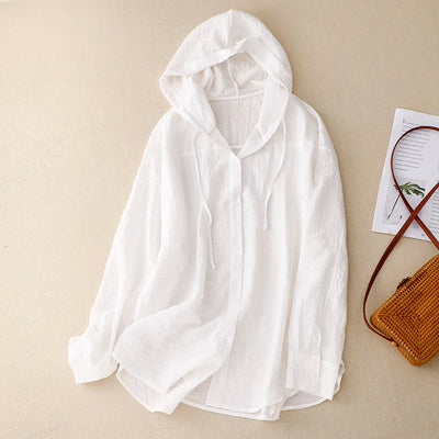 Sienna | Lightweight Linen Hoodie