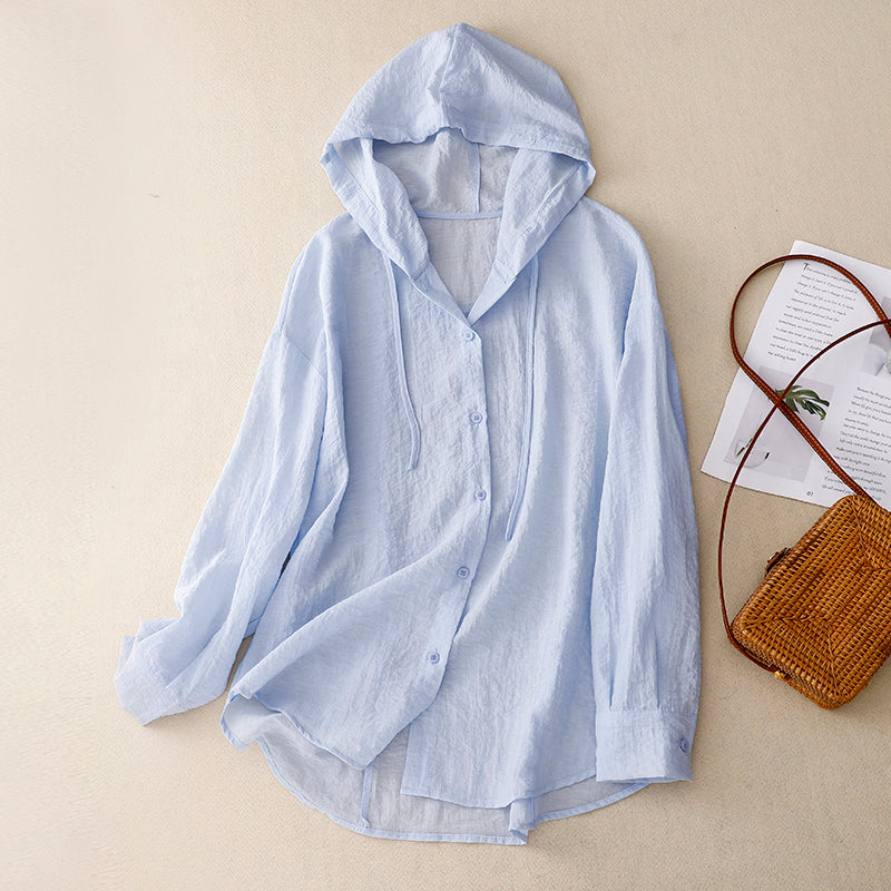 Sienna | Lightweight Linen Hoodie