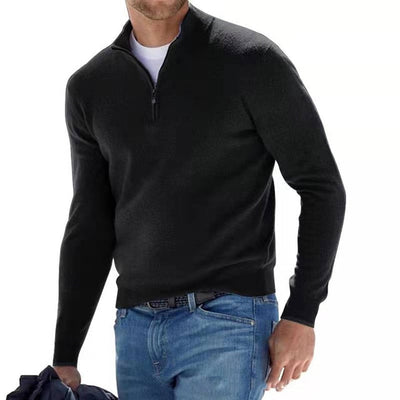 Alessio | V-Neck Zipped Pullover