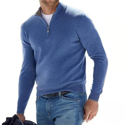 Alessio | V-Neck Zipped Pullover