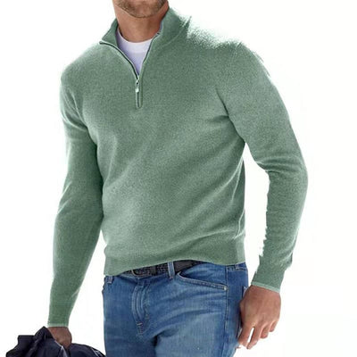 Alessio | V-Neck Zipped Pullover