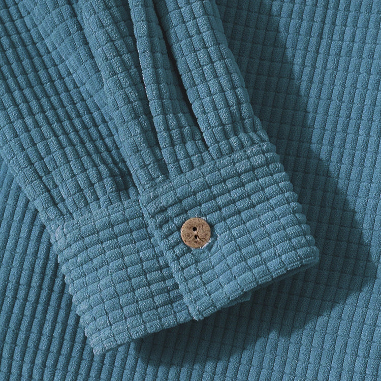 Bruno | Textured Corduroy Hoodie with Relaxed Fit