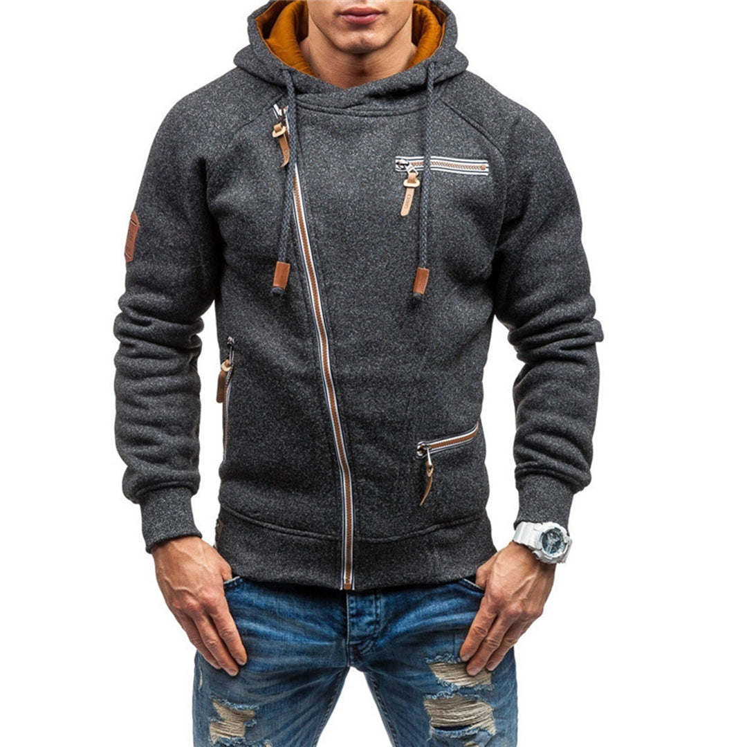 Diego | Casual Fleece Hoodie with Pockets