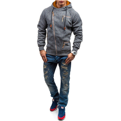 Diego | Casual Fleece Hoodie with Pockets