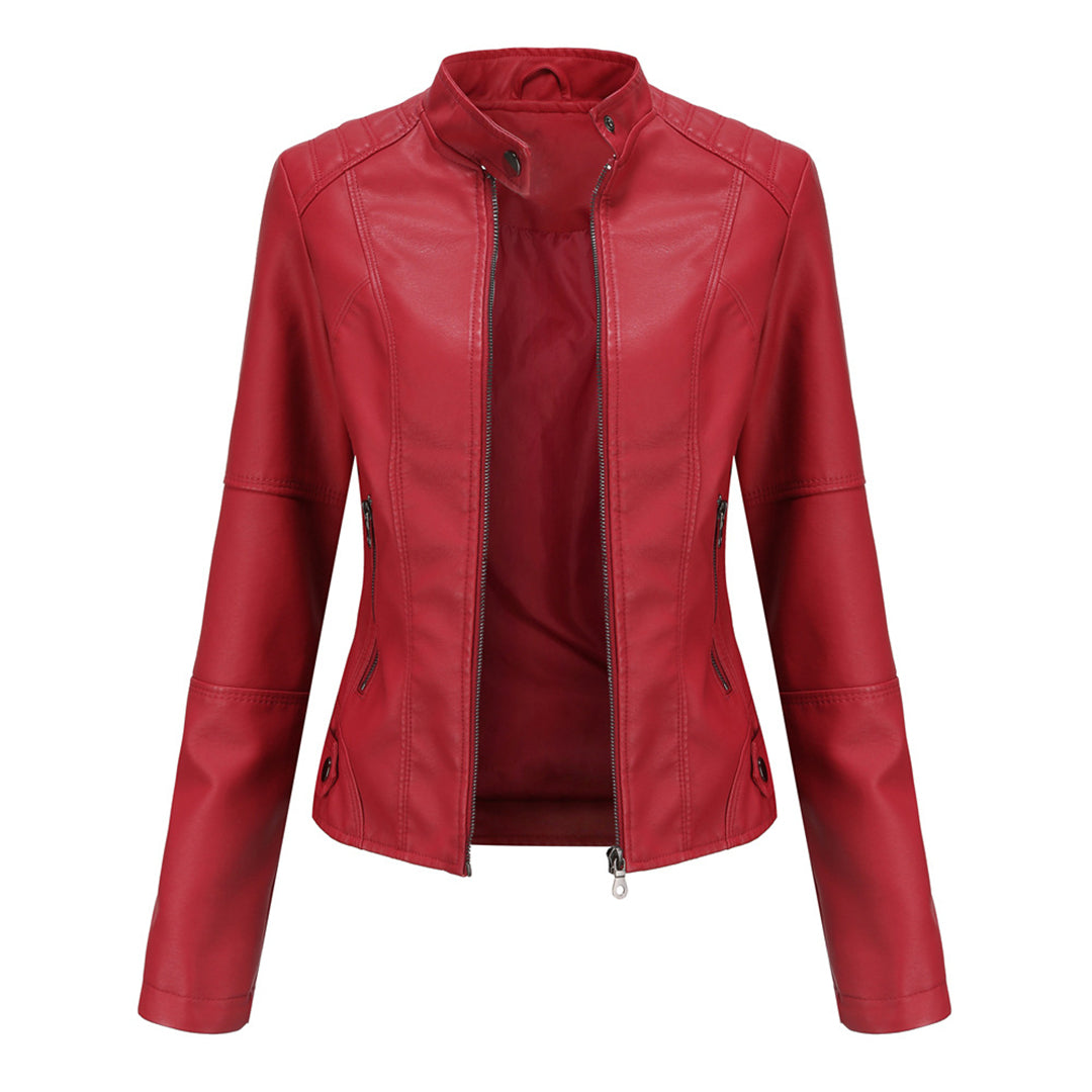 Aria | Classic Leather Jacket