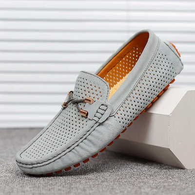 Remo | Perforated Leather Loafers with Airflow Comfort