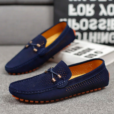 Remo | Perforated Leather Loafers with Airflow Comfort