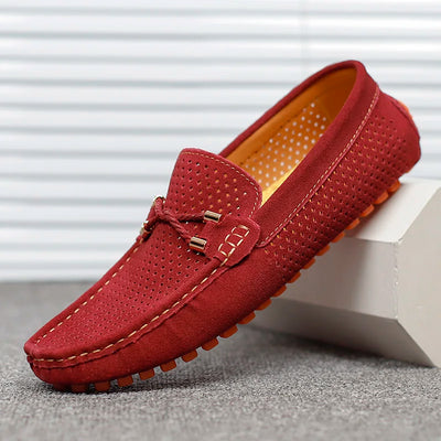 Remo | Perforated Leather Loafers with Airflow Comfort