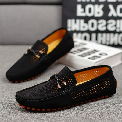 Remo | Perforated Leather Loafers with Airflow Comfort