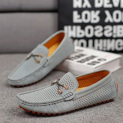 Remo | Perforated Leather Loafers with Airflow Comfort