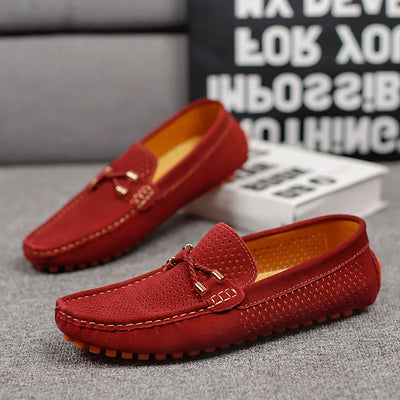 Remo | Perforated Leather Loafers with Airflow Comfort