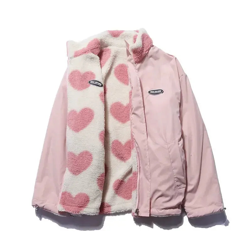 Selina | Reversible Heart Jacket