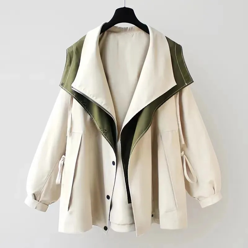 Elara | Floral Windbreaker Jacket
