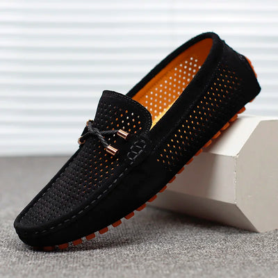 Remo | Perforated Leather Loafers with Airflow Comfort