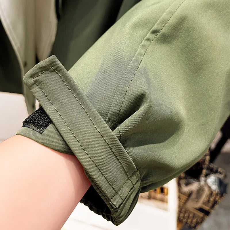 Elara | Floral Windbreaker Jacket