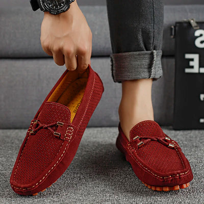 Remo | Perforated Leather Loafers with Airflow Comfort