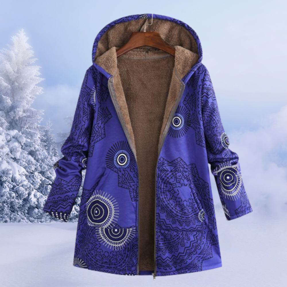 Aurora | Printed Hooded Jacket