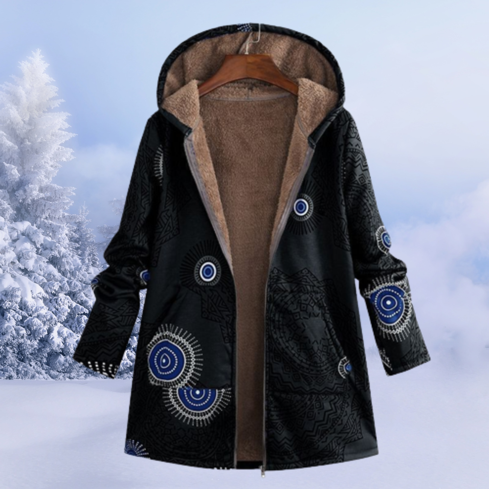 Aurora | Printed Hooded Jacket