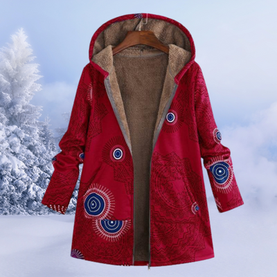 Aurora | Printed Hooded Jacket