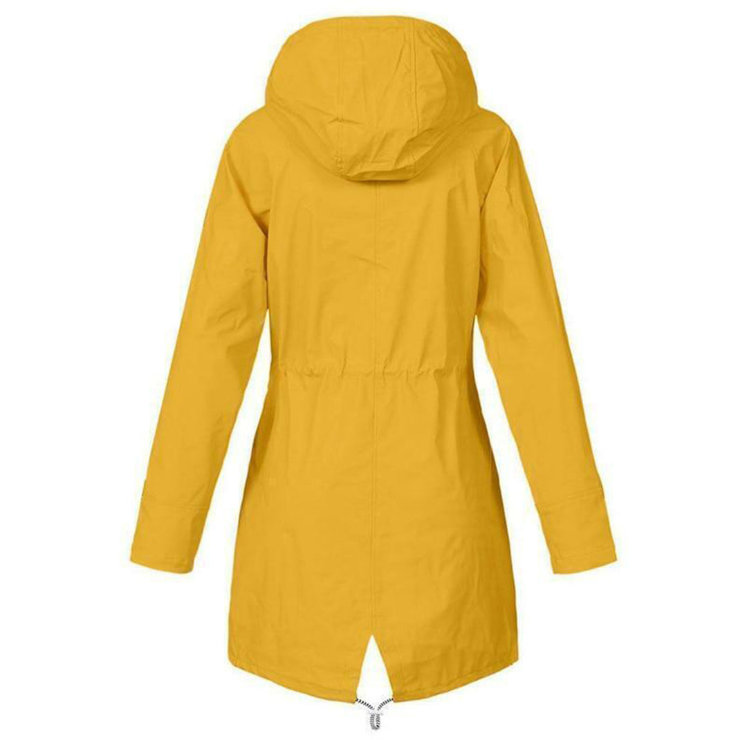 Sofia | Long Rainproof Hooded Coat