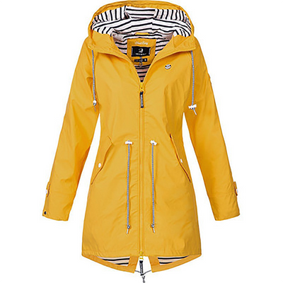 Sofia | Long Rainproof Hooded Coat