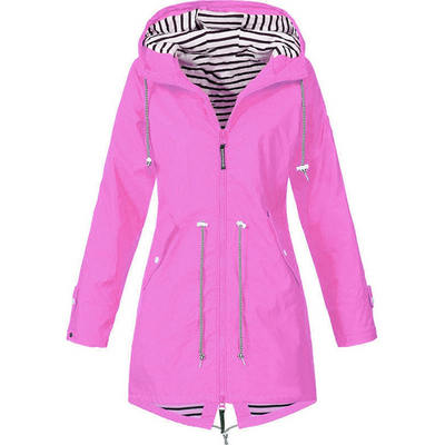Sofia | Long Rainproof Hooded Coat