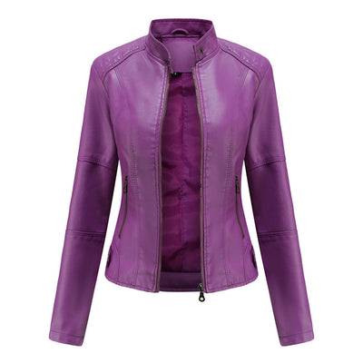 Aria | Classic Leather Jacket