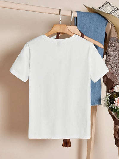 Luna | Heart Print Tee with Everyday Charm
