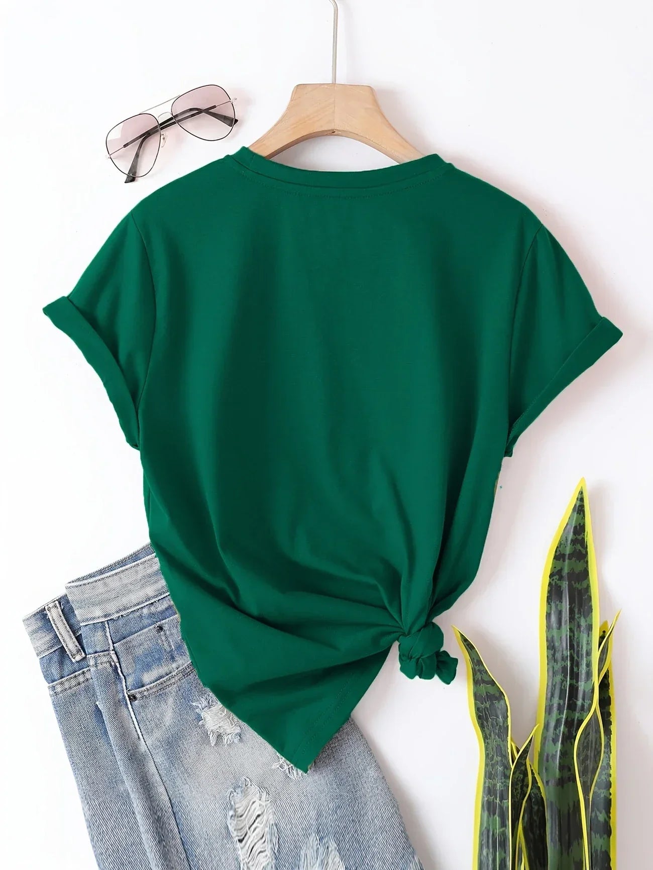 Luna | Heart Print Tee with Everyday Charm