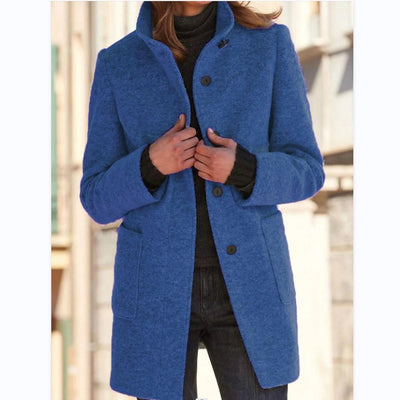 Margot | Retro Button Wool Coat