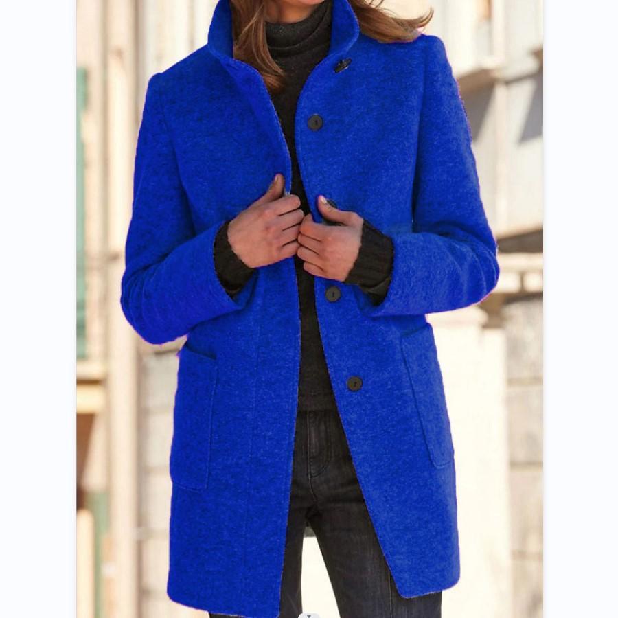 Margot | Retro Button Wool Coat