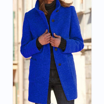 Margot | Retro Button Wool Coat