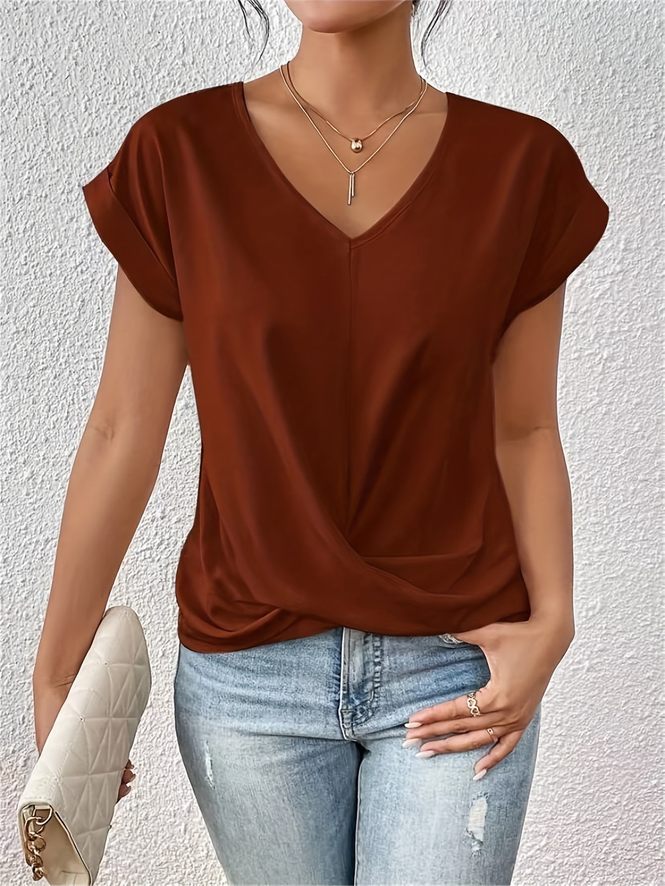 Lila | Sweetheart Neck T-Shirt