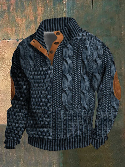 Grant | Patterned Knitted Sweater