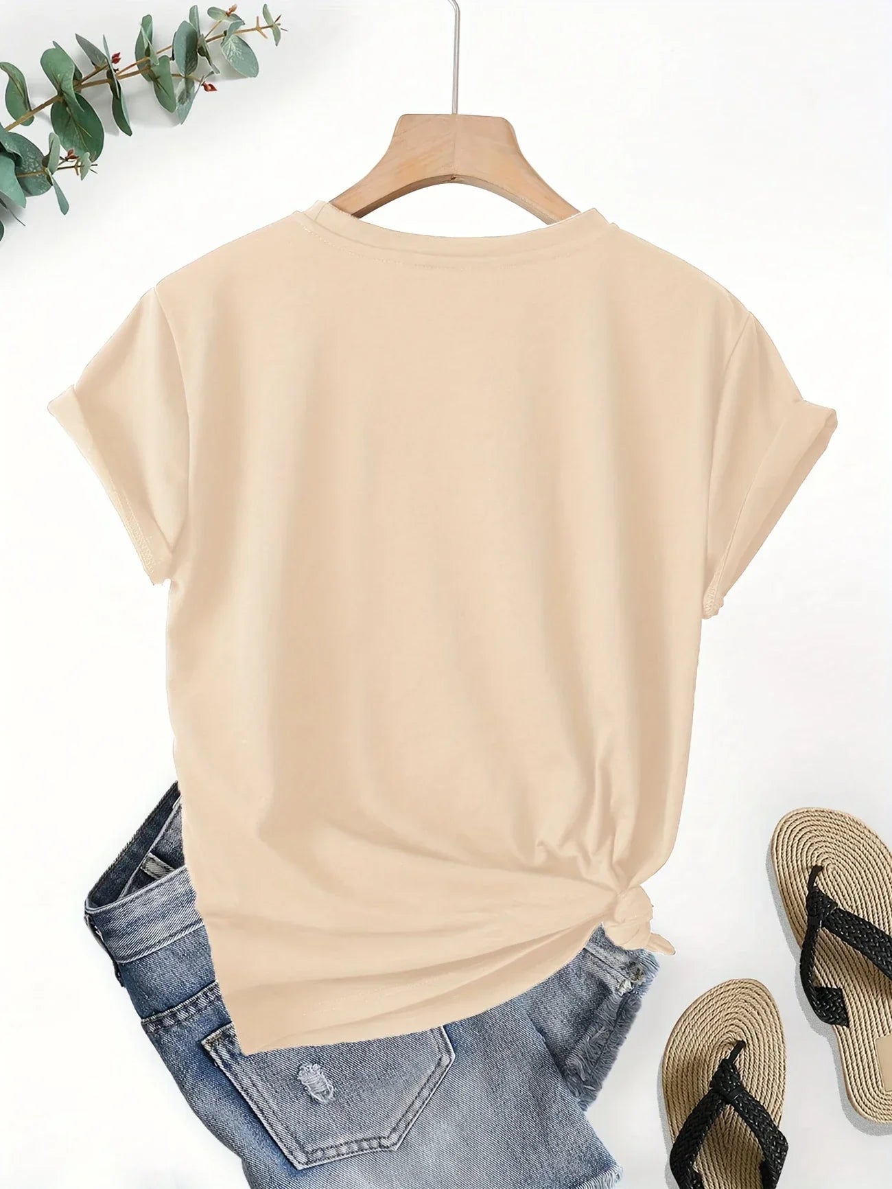 Luna | Heart Print Tee with Everyday Charm