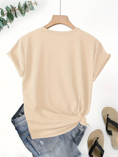 Luna | Heart Print Tee with Everyday Charm
