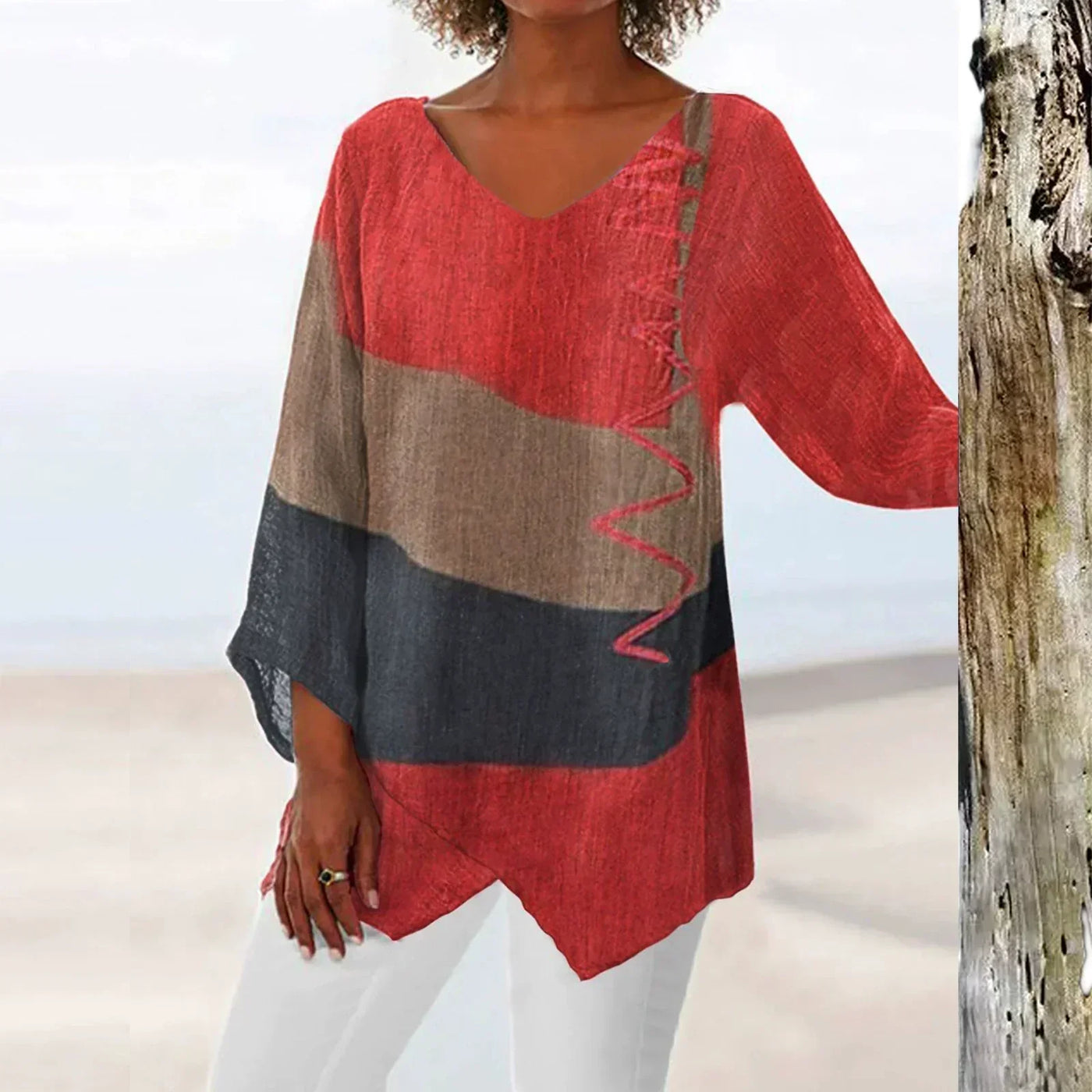 Elise | Flowing V-Neck Tunic