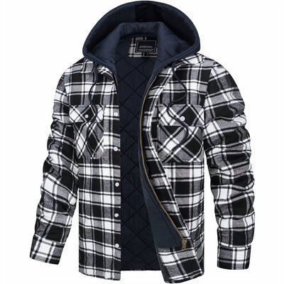 Dominic | Checked Zip Jacket
