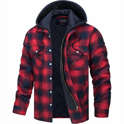 Dominic | Checked Zip Jacket