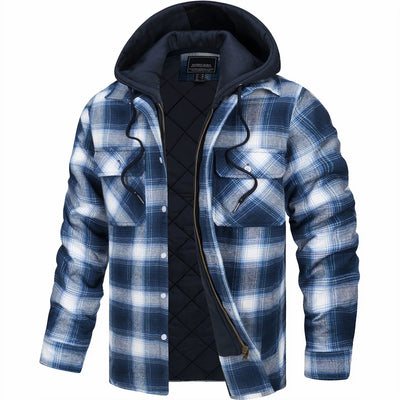 Dominic | Checked Zip Jacket
