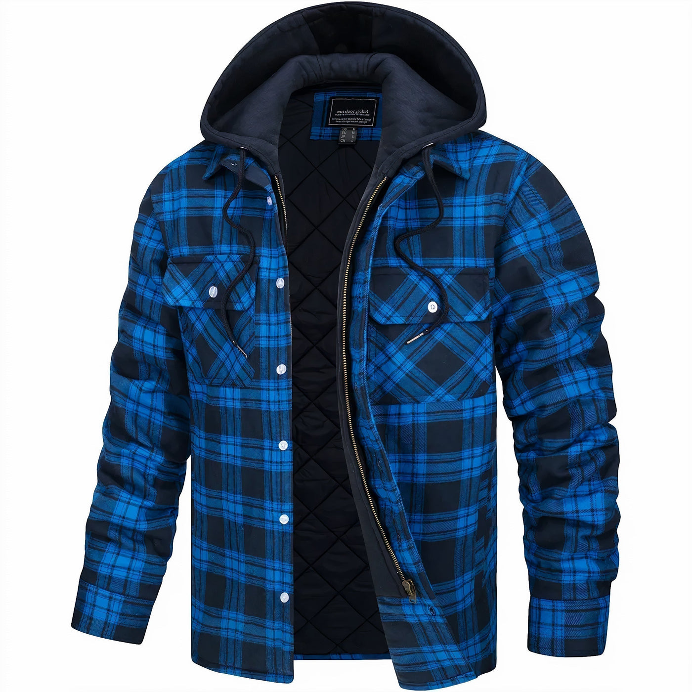Dominic | Checked Zip Jacket